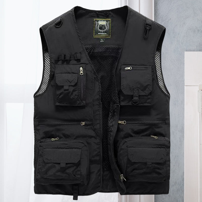 Paul™ - Summer vest with several pockets