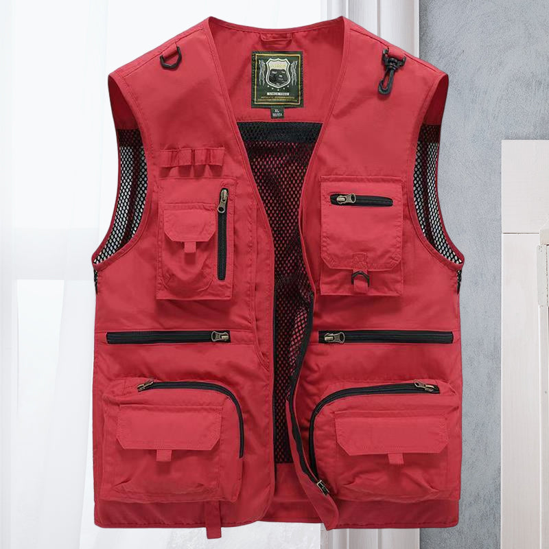 Paul™ - Summer vest with several pockets