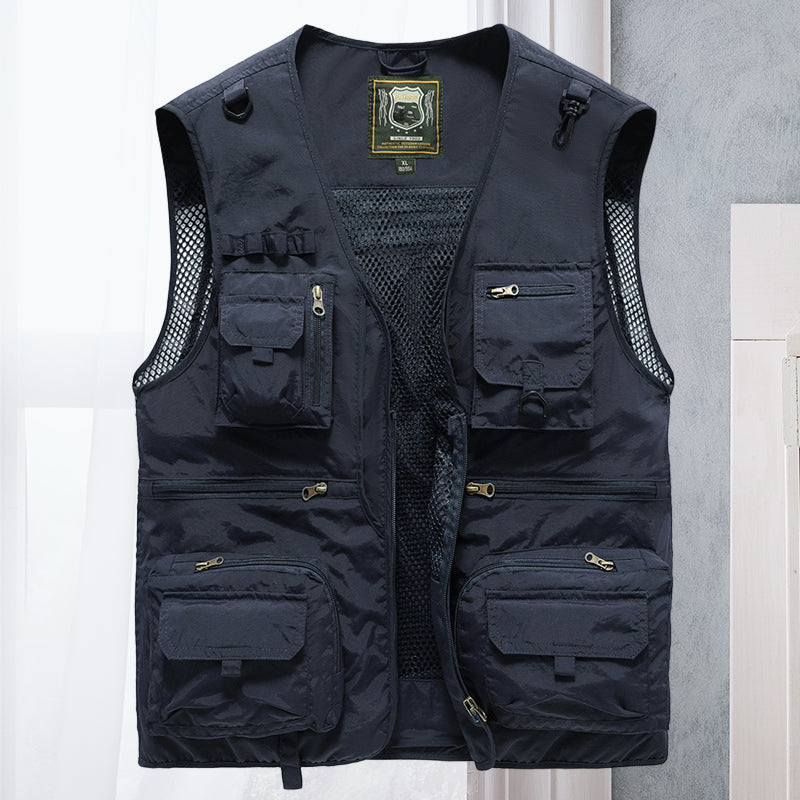 Paul™ - Summer vest with several pockets