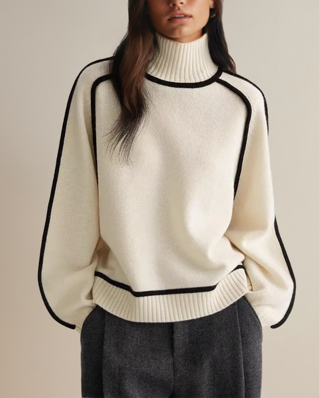 CLAIRE - ELEGANT TURTLENECK SWEATER