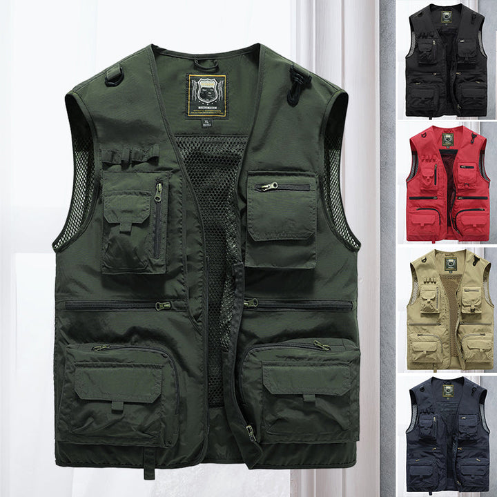 Paul™ - Summer vest with several pockets